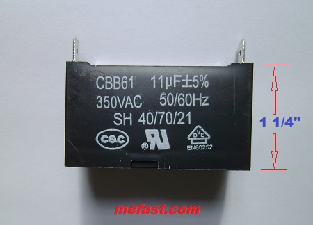 CBB61 11uF 350VAC