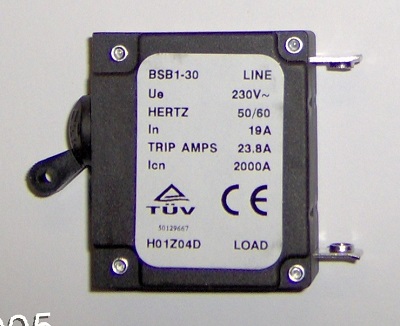 19 amp circuit breaker