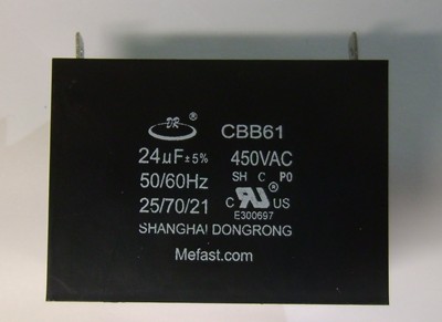 On Sale CBB61 24uF 450VAC Capacitor