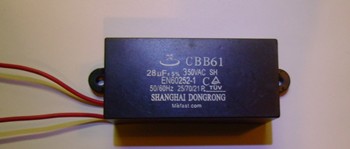 Generator Capacitor CBB61 28uF 