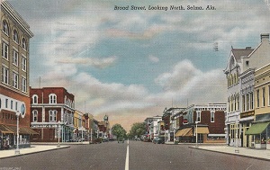 1942 BROAD STREET LOOKING NORTH , Selma Alabama