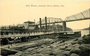 1910 Selma City Wharf Alabama River